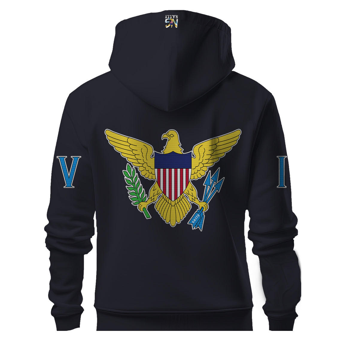Small VI Big Full Zip Hoody