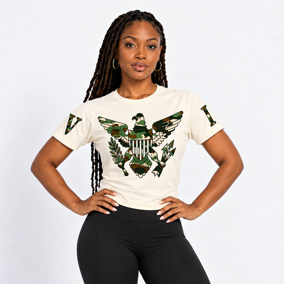 VI Camo Bird Logo Shirt