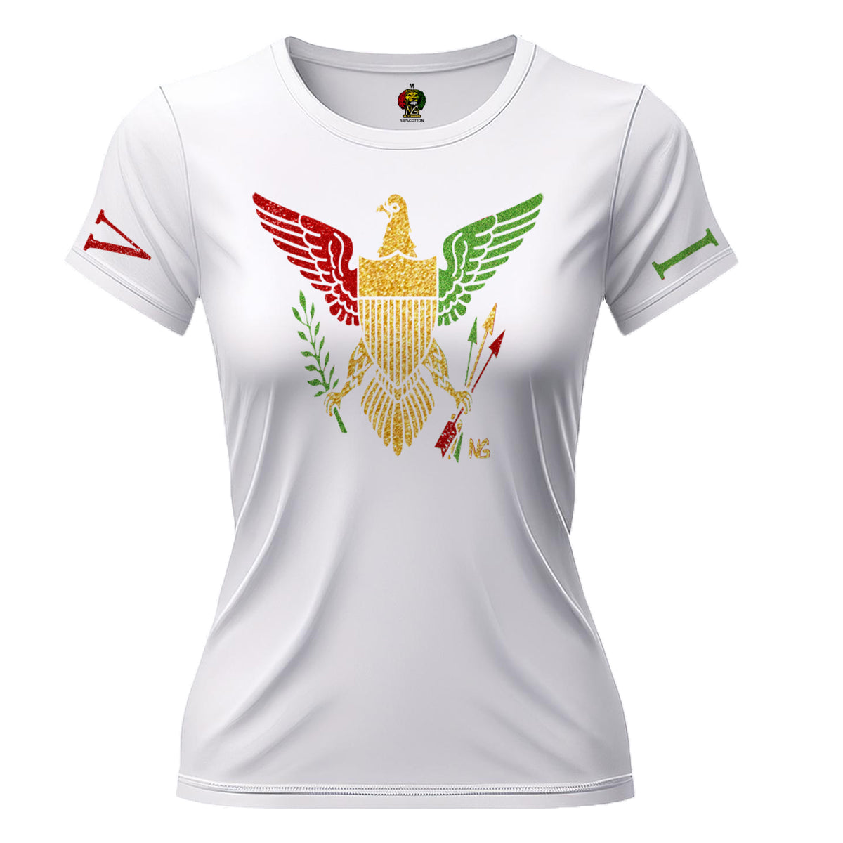 GLT VI Crew Red Gold & Green W