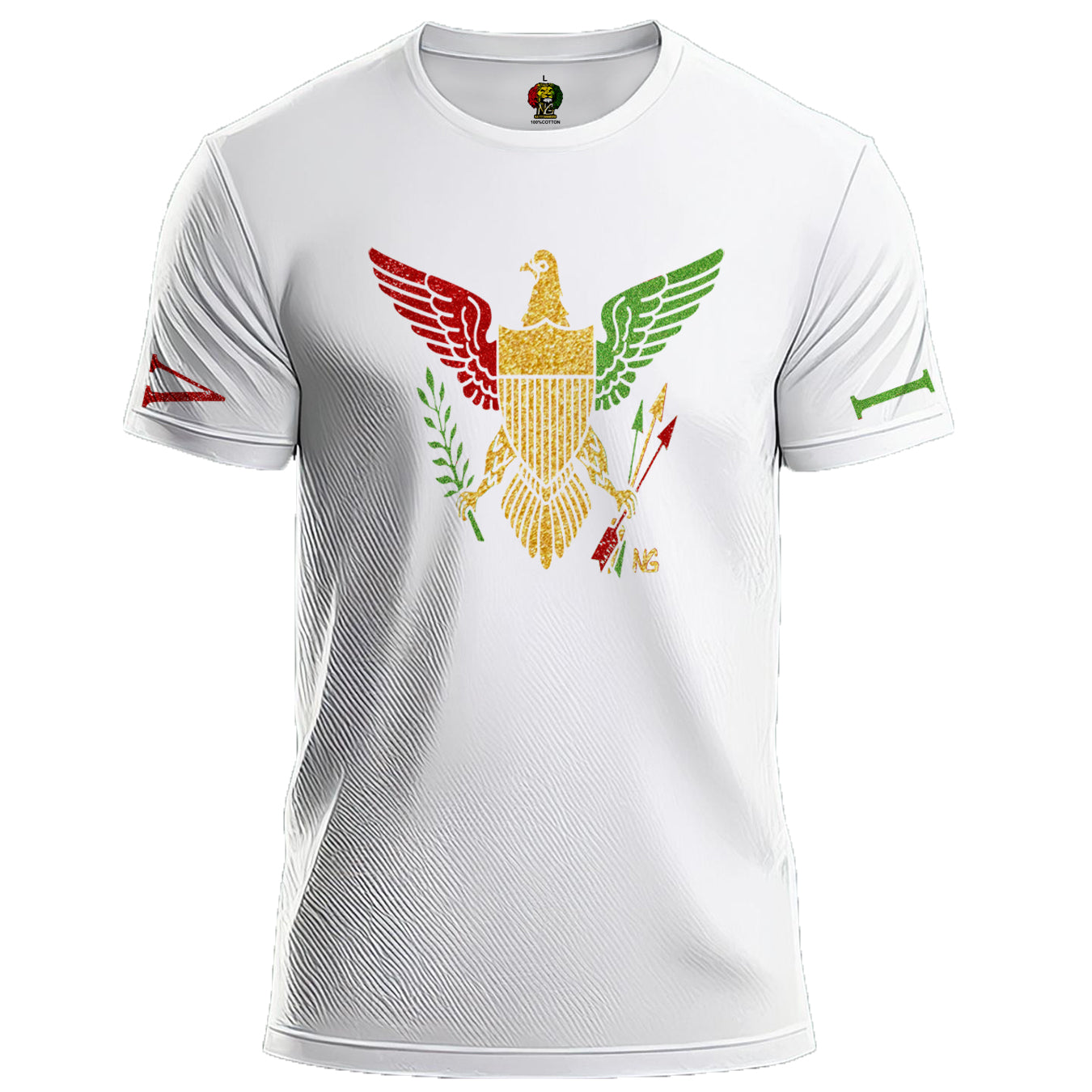 GLT VI Crew Red Gold & Green