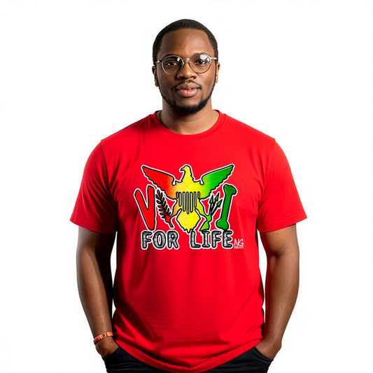 VI for Life Red, Gold and Green