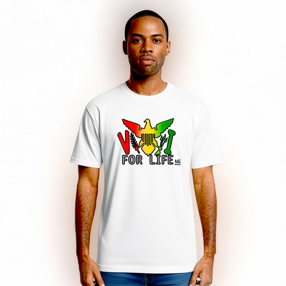 VI for Life Red, Gold and Green