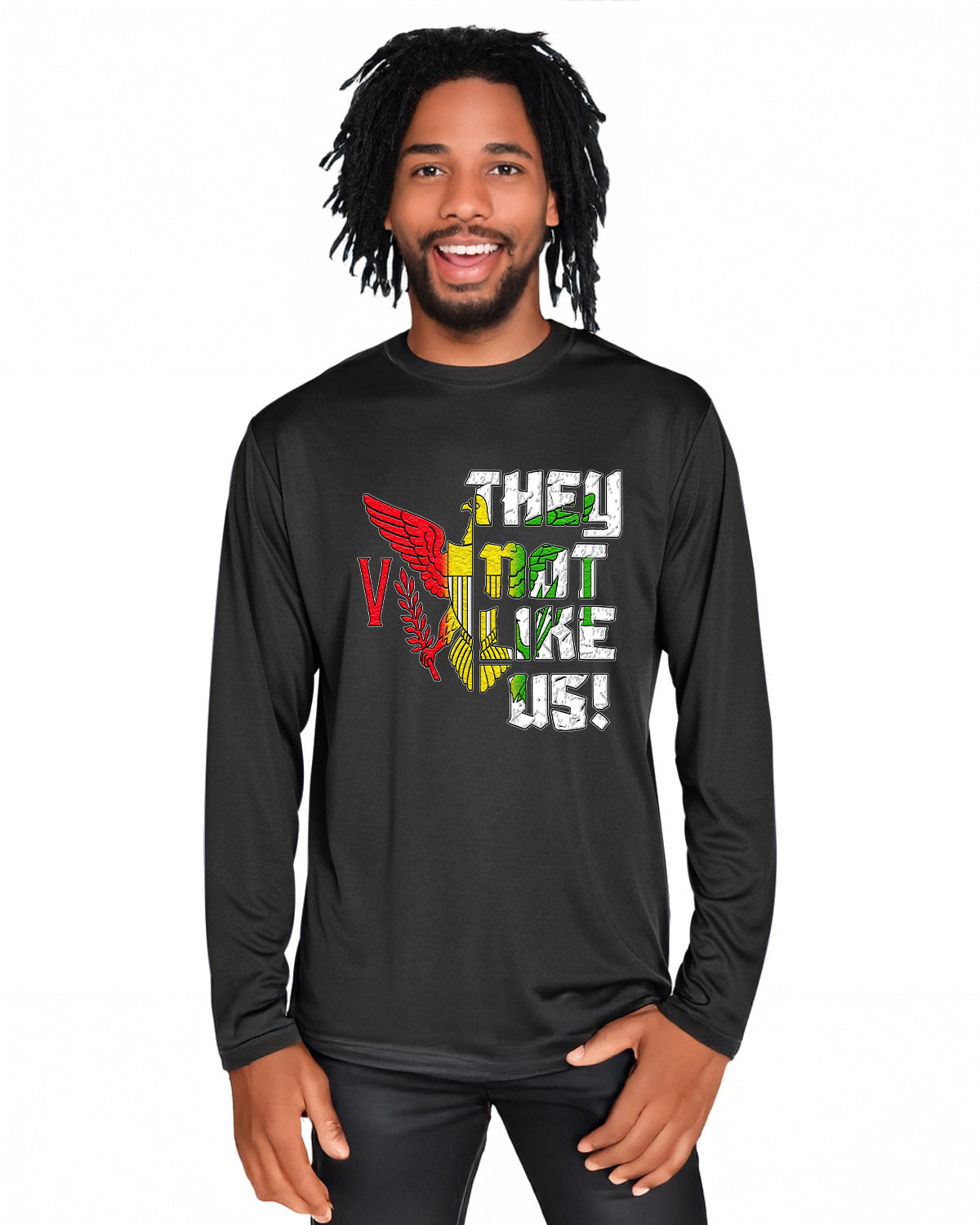 Not Like Us Long Sleeve Performance Shirt aka Rash Guard