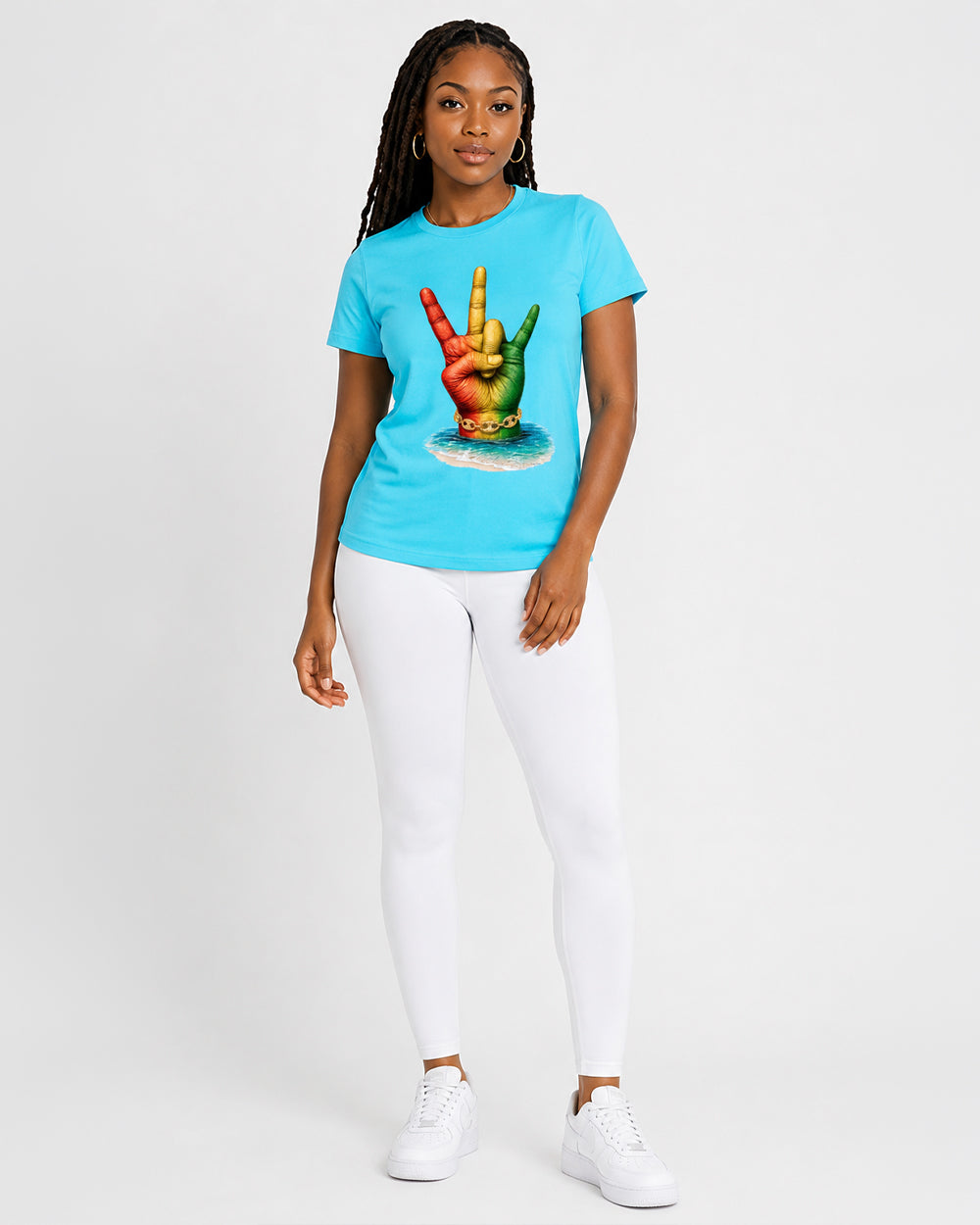 VI Sign Turquoise