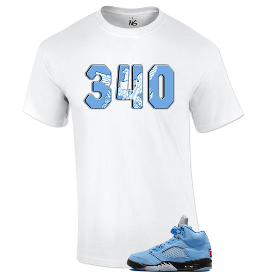 340 Sneaker Shirt (Jordan Retro UNC)
