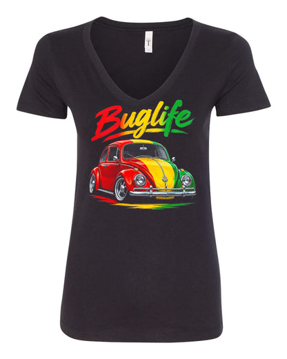 Bug Life W V Neck Black