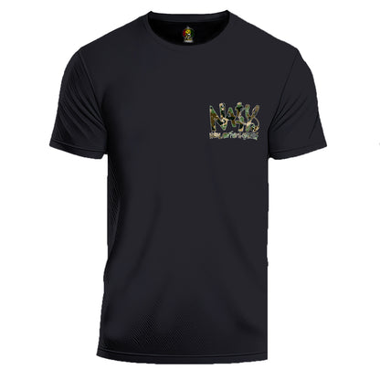 NATTY TRBL Camo T Left Chest