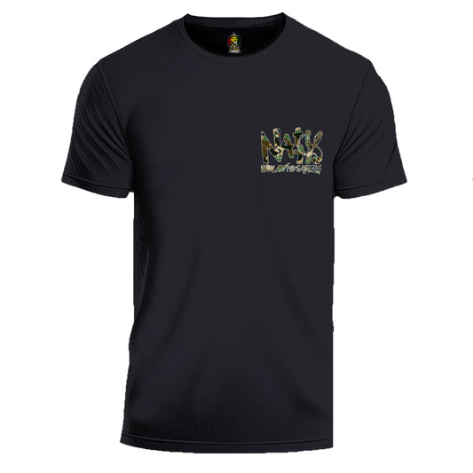 NATTY TRBL Camo T Left Chest