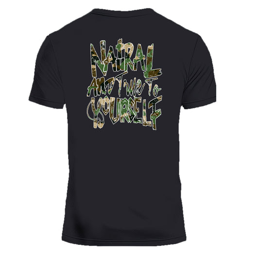NATTY TRBL Camo T Left Chest