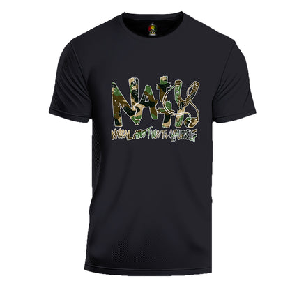 NATTY TRBL Camo T Shirt