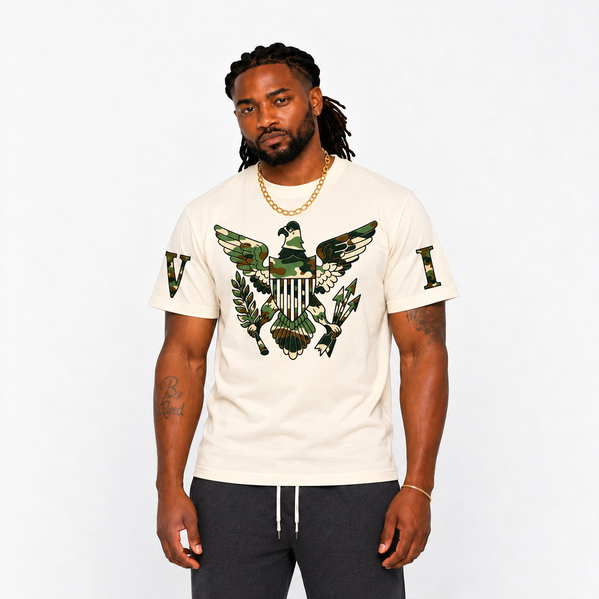 VI Camo Bird Logo Shirt