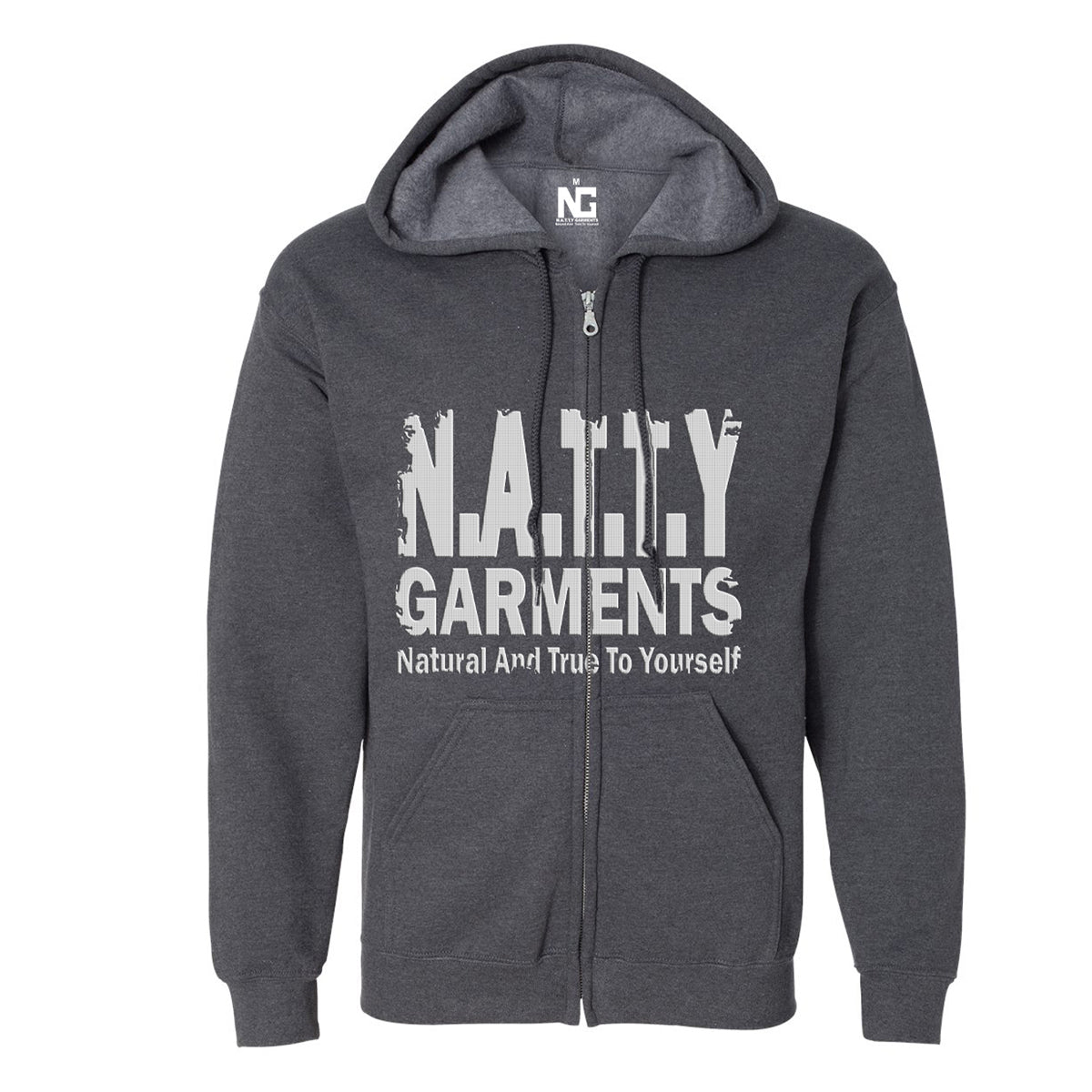 G1 Full Zip Hoodie Jacket Dark Heather