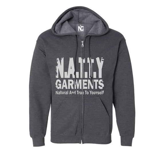 G1 Full Zip Hoodie Jacket Dark Heather