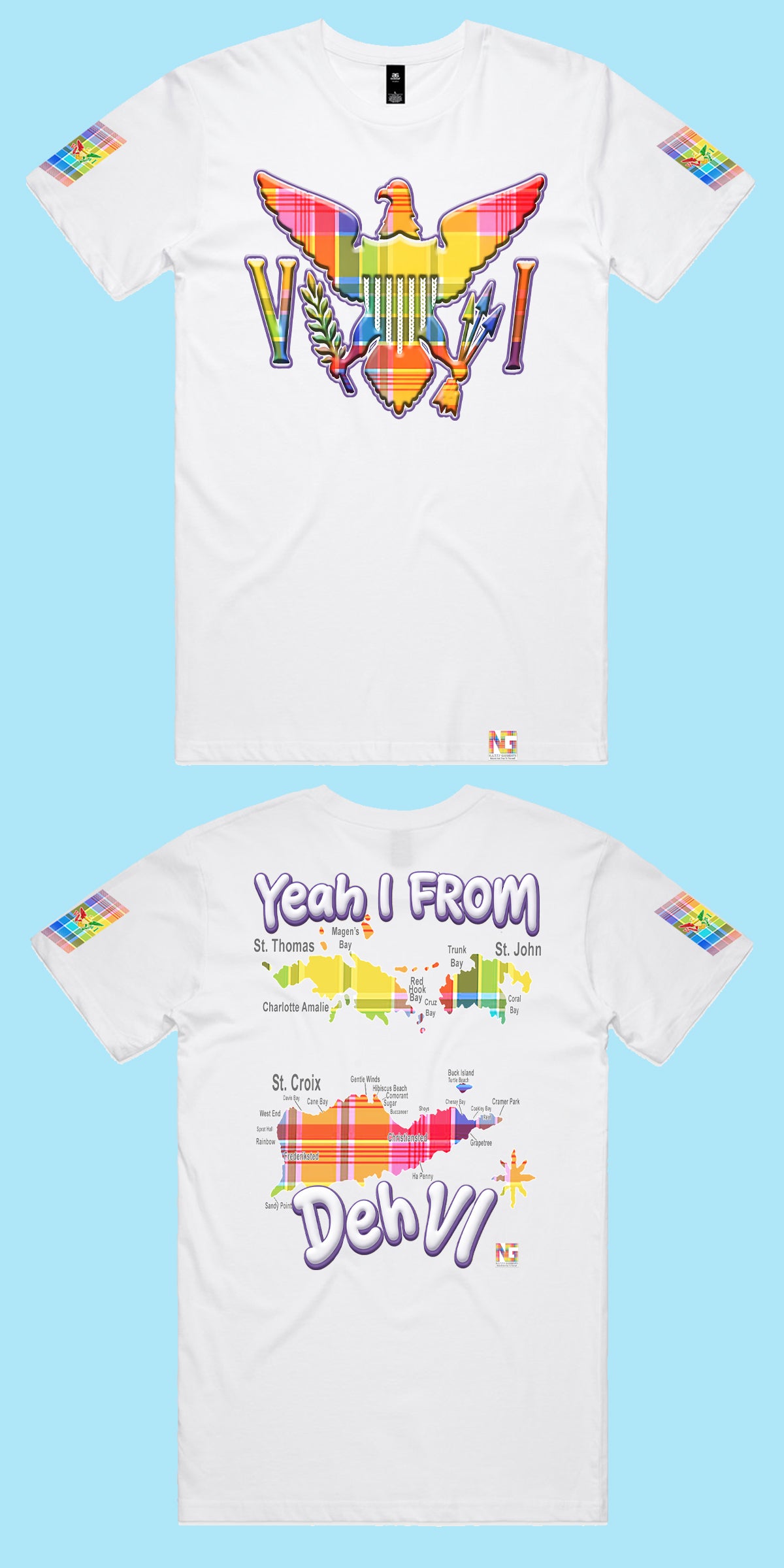 Madras VI Yeah T-Shirt White