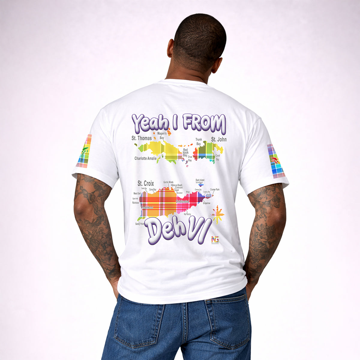 Madras VI Yeah T-Shirt White