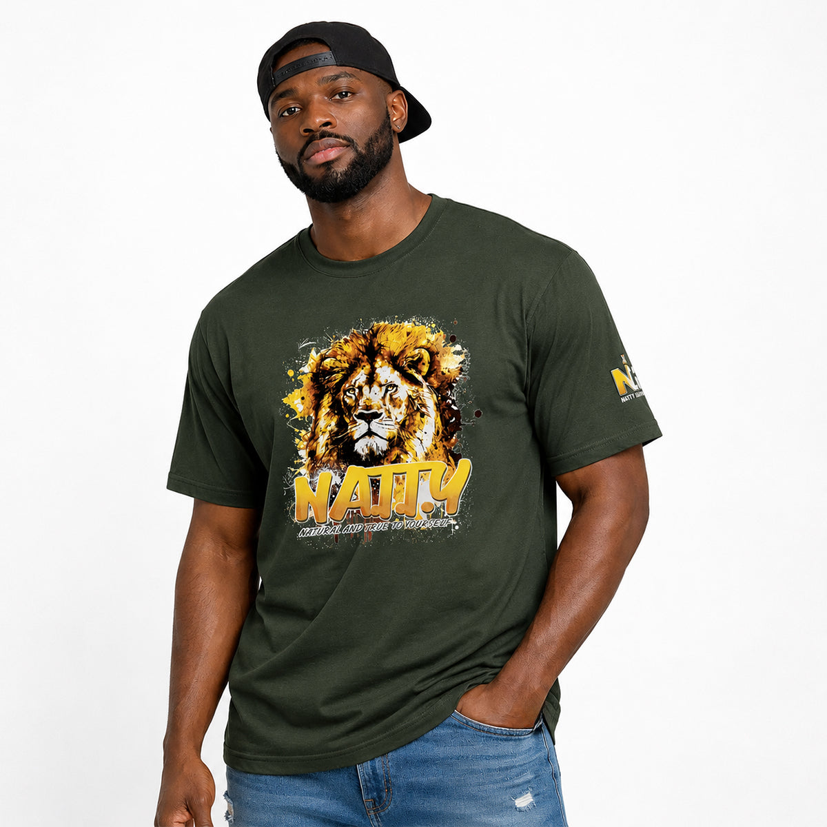Lion Splash Military Green