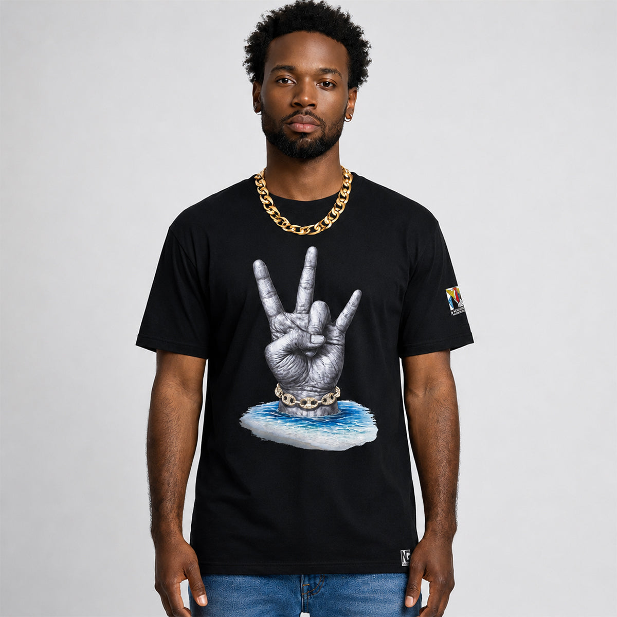 VI Sign Black