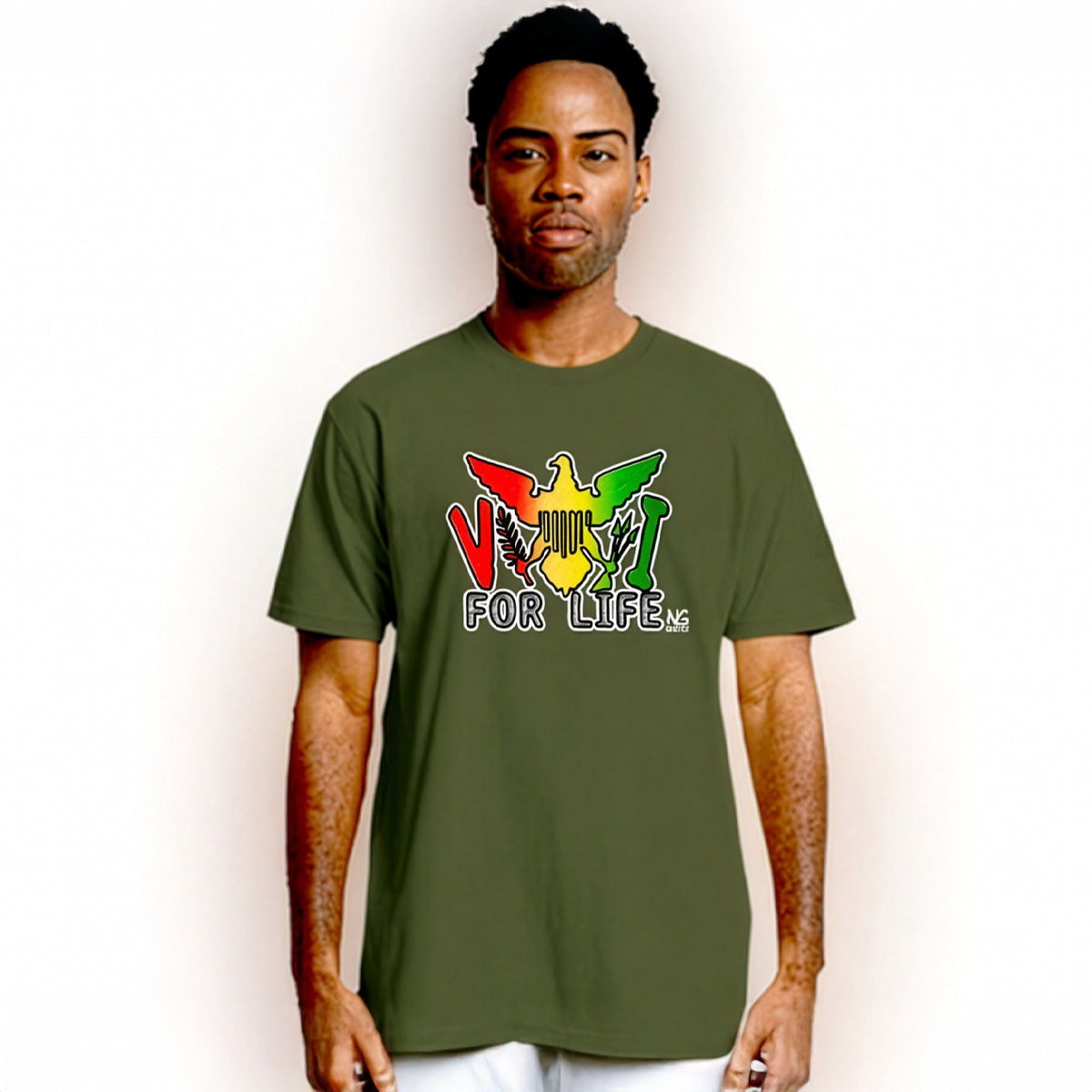 VI for Life Red, Gold and Green