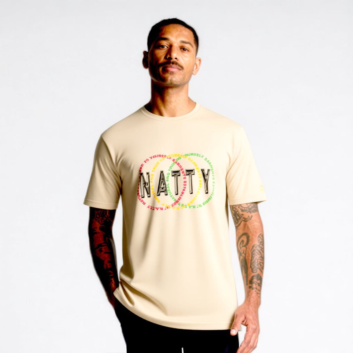 NATTY Life Cycles logo T Creme
