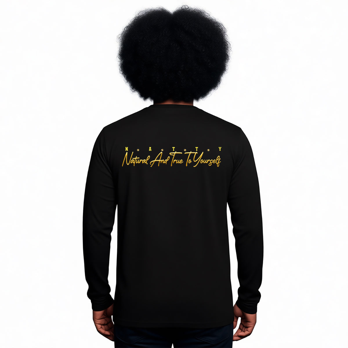 Gold Not Like Us Long Sleeve T Shirt