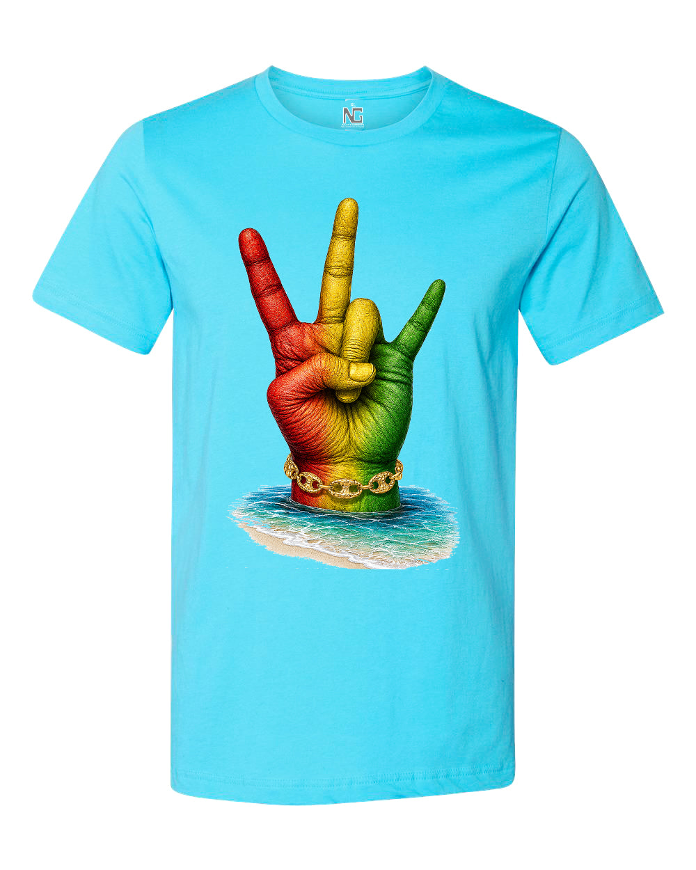 VI Sign Turquoise