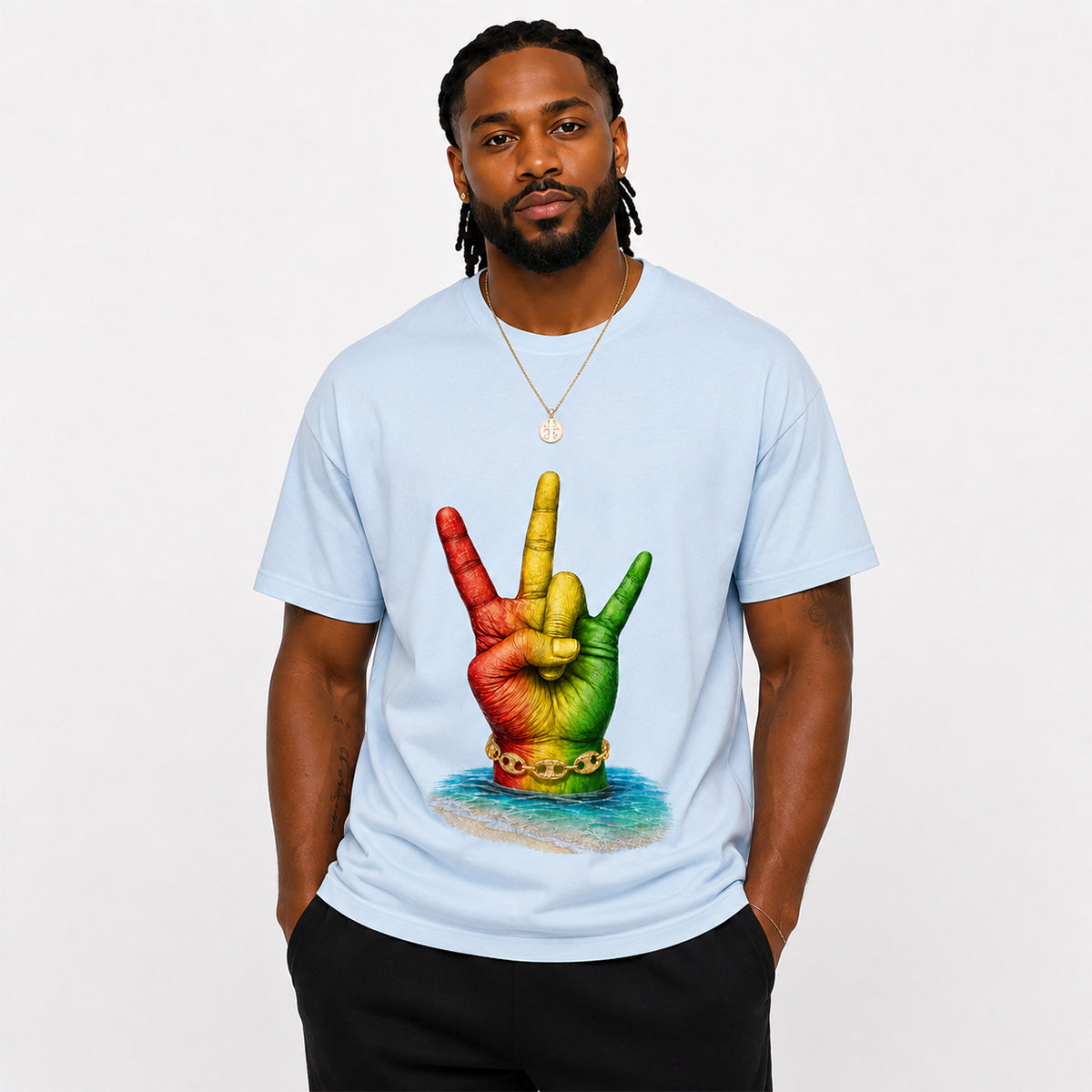 VI Sign (White) wRGG