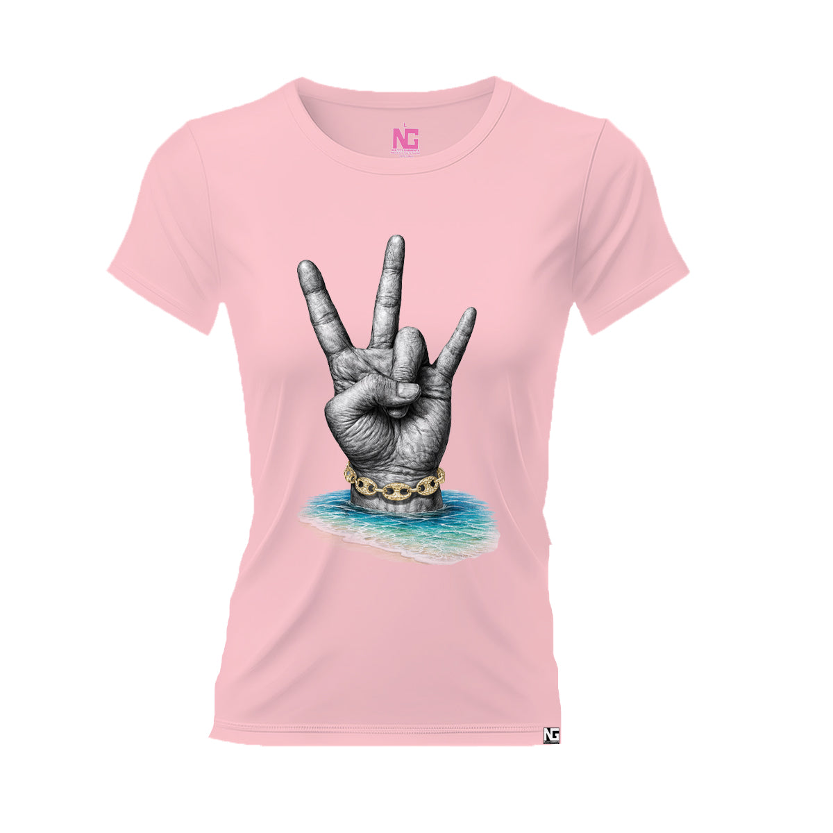 VI Sign Pink W