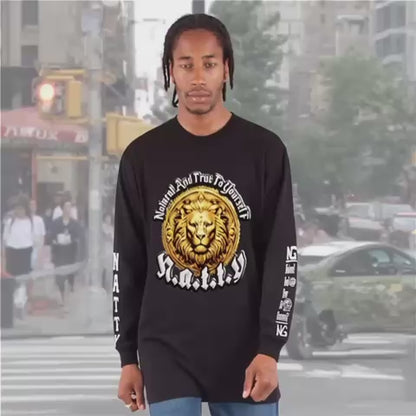 Long Sleeve Royal Crown T