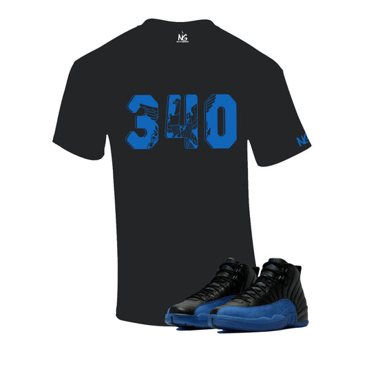 340 Shirt Black & Blue