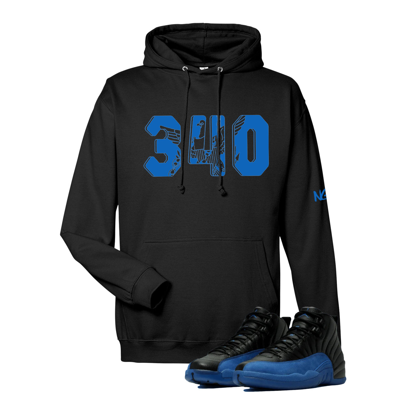 340 Shirt Black & Blue