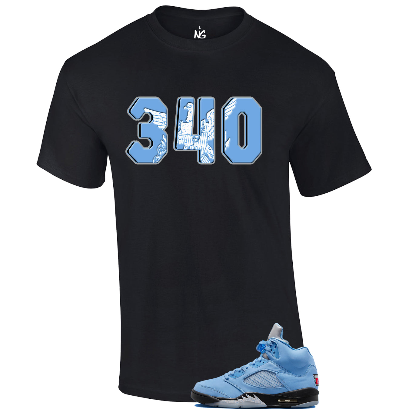 340 Sneaker Shirt (Jordan Retro UNC)